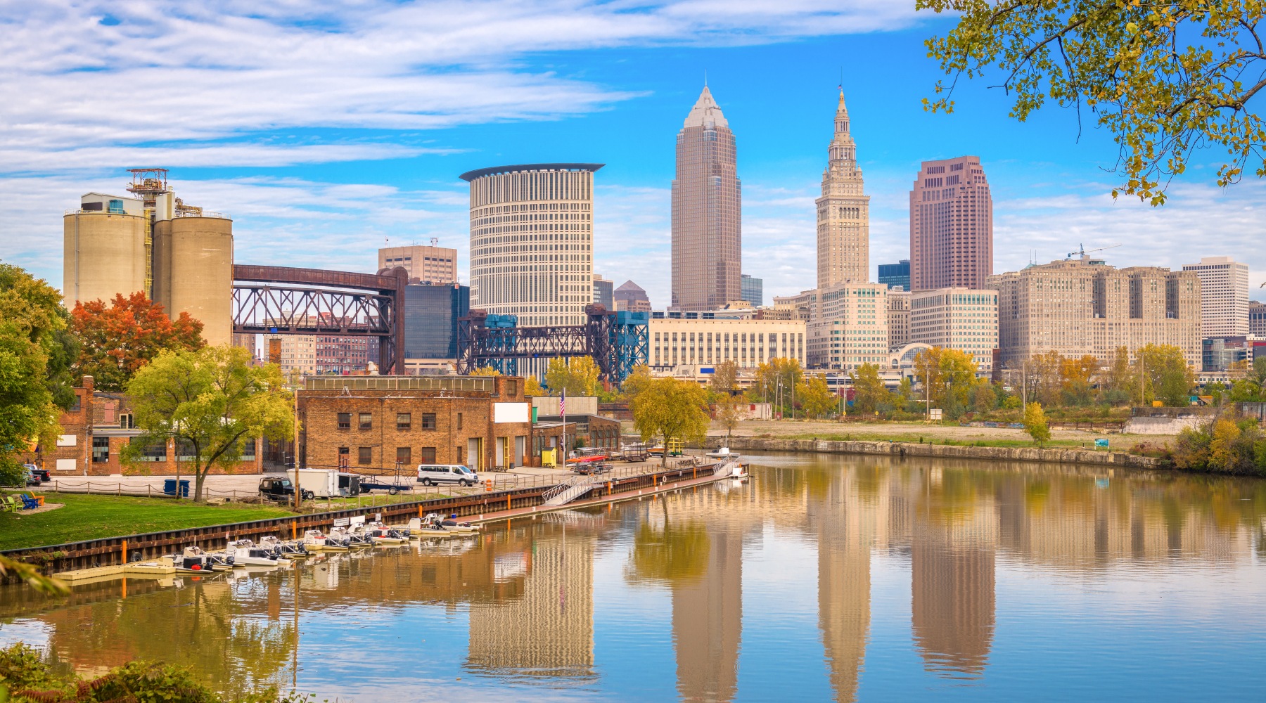 downtown cleveland skyline